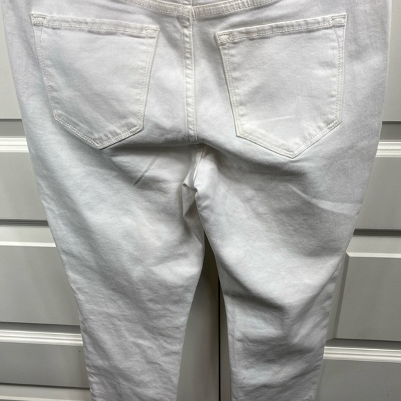 OLD NAVY Jeans Rockstar Super Skinny Lycra Stretch Sculpt White 10 Short Women - Picture 4 of 8